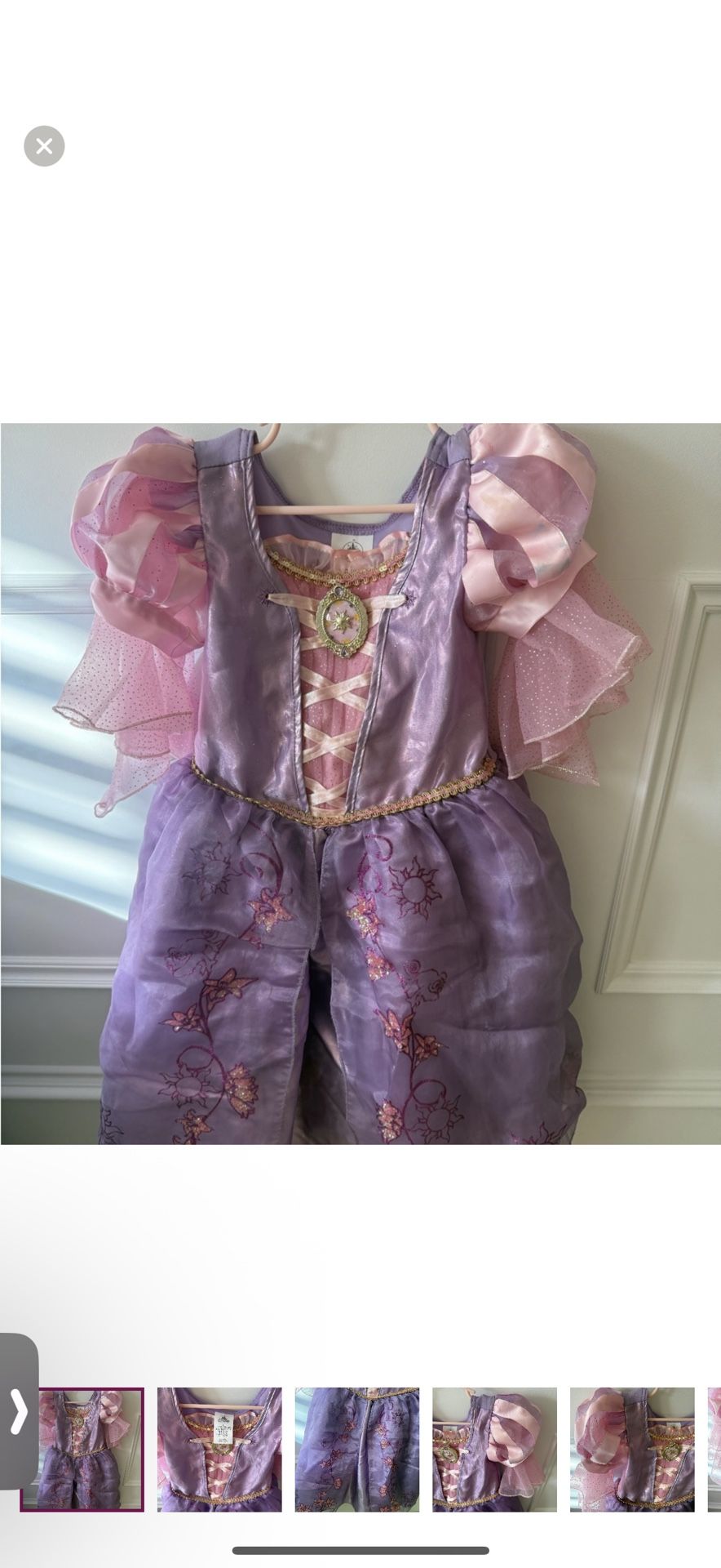 Rapunzle Disney Dress And Disney Little Mermaid