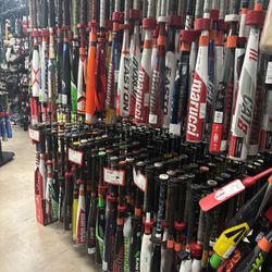 Tons Of Baseball And Softball Bats Available ( Read Description) 