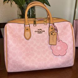 New Pink coach bag