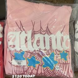 Atlanta Pink spider hoodie 