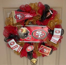 San Francisco 49ers Wreath