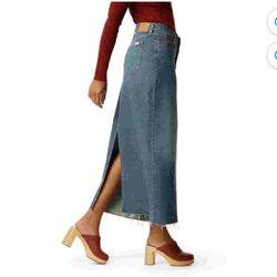 Denim Maxi Skirt