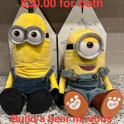 Minions $30.00 For Both 
