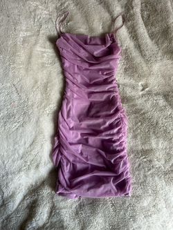 Pink Backless Body Con Hoco Dress