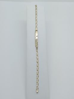 14k I.D Bracelet Yellow Gold 3.7 DWT 8 inches long