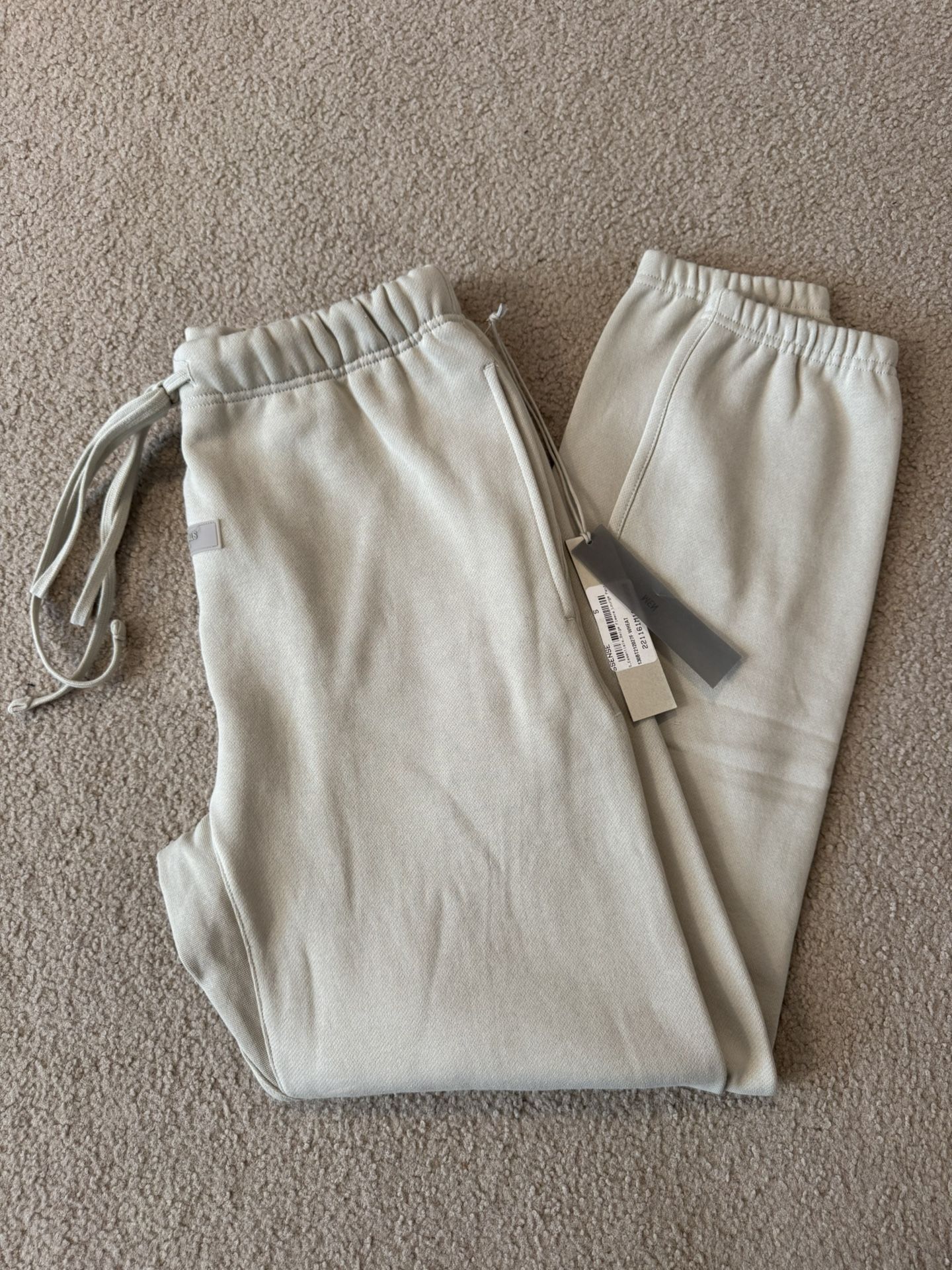 Essentials Fear Of God Beige Fleece Lounge Pants Size Small