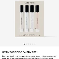 Salt And Stone Body Mist Discovery Set$30