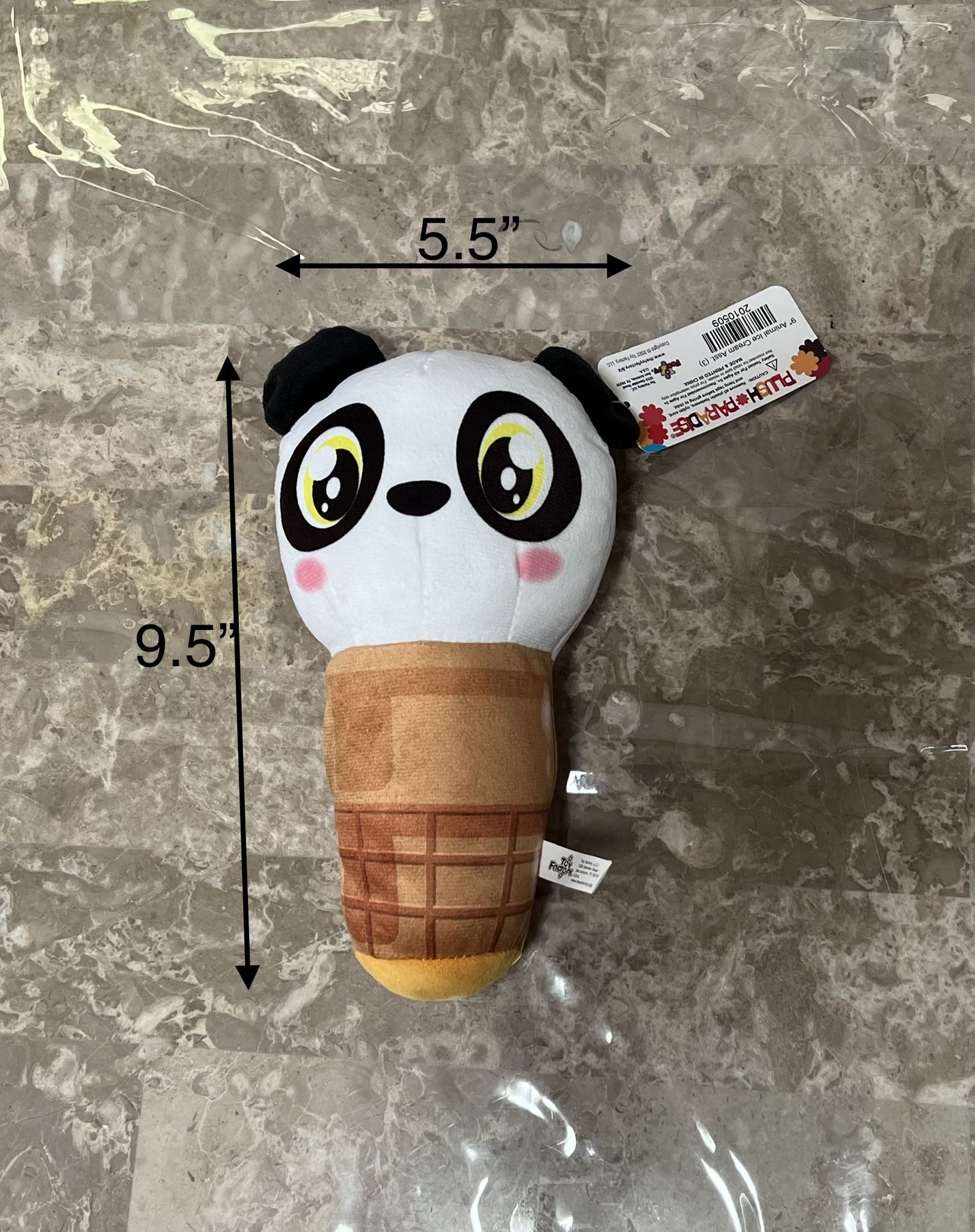 Brand New Cute Panda Ice-cream Stuffed Animal Soft Plush