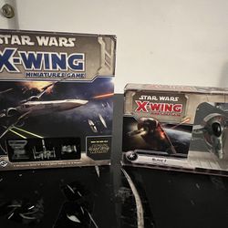 Star Wars X-Wing Miniatures Game - Core Set And Boba Fett Slave 1