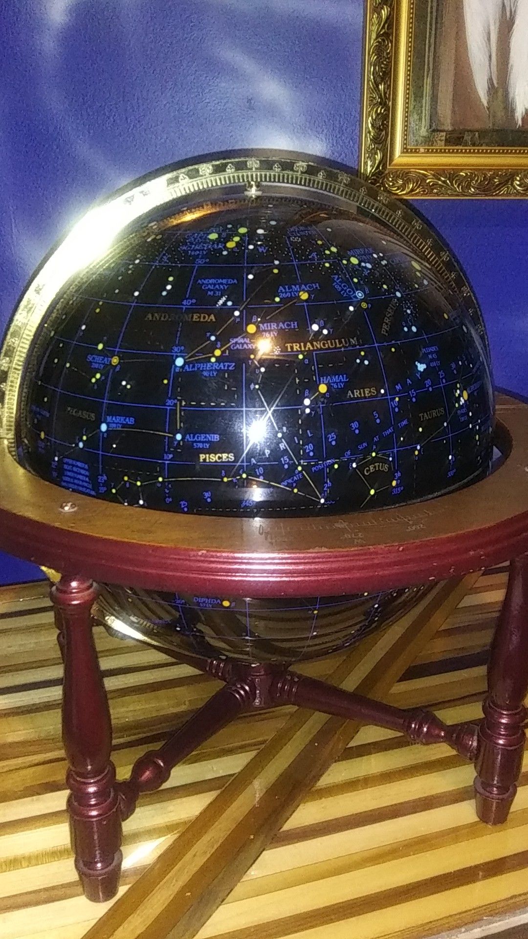 Vintage Constellation globe
