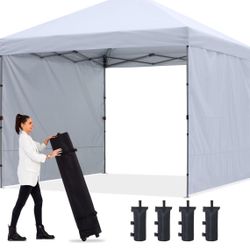 10x10x10 Ft Pop Up Tent With Sides