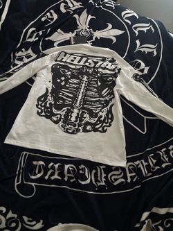 Hellstar White Long Sleeve Graphic Shirt