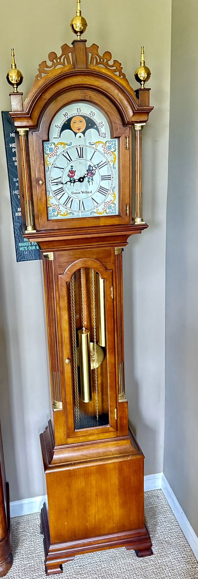 Simon Willard tribute Grandfather Clock