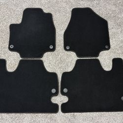 CHRYSLER 'Pacifica' Black Carpet OEM Floor Mat Set - (2017-2020)