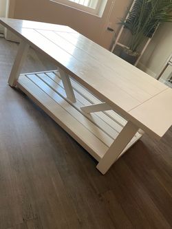 26x48 Used White Rolling Table