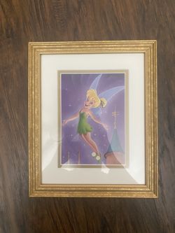 Tinker Bell Disney Character Of The Month Framed Art Notecard