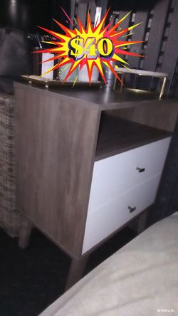MATCHING Tall Modern 2-drawer dresser