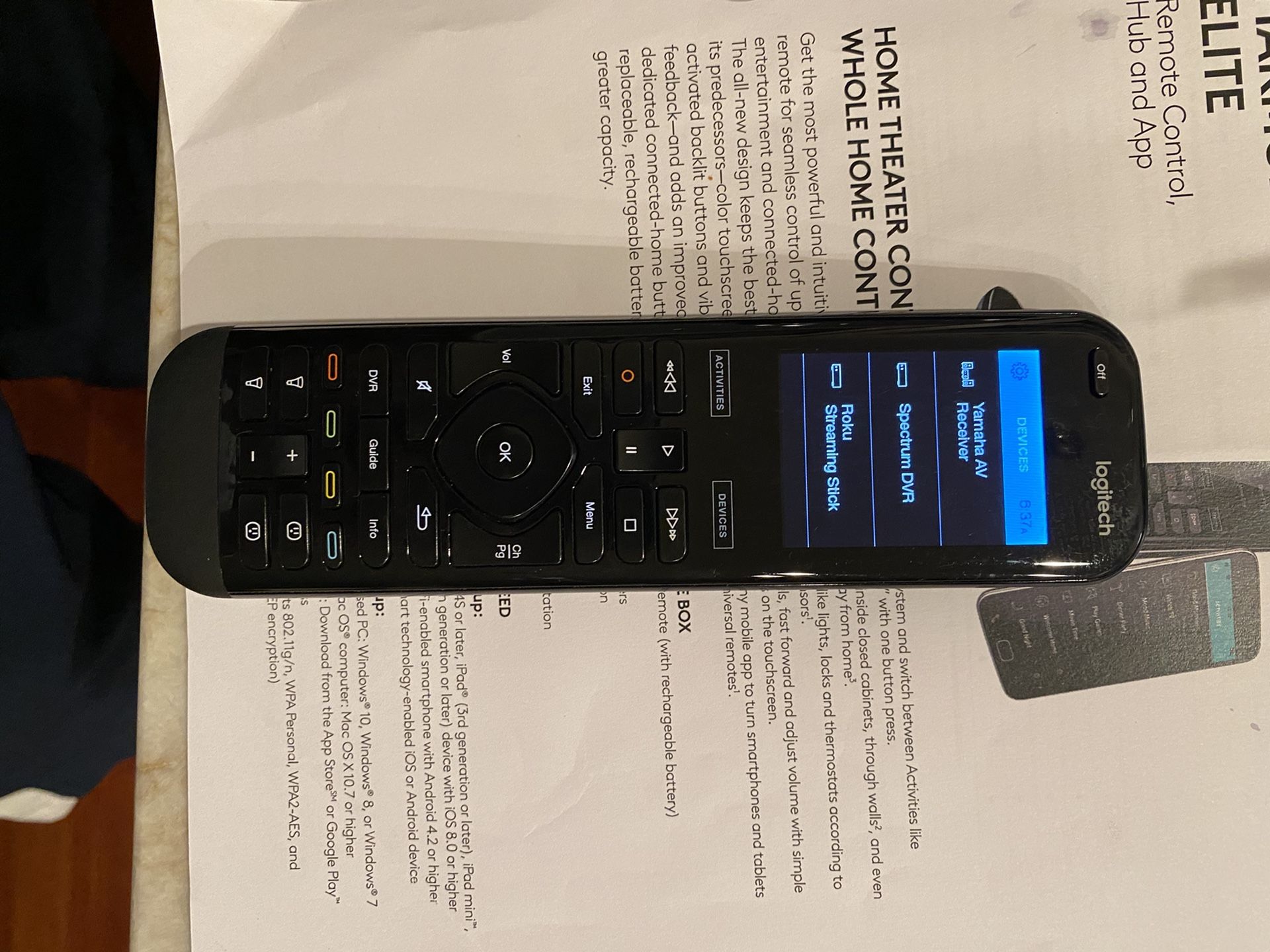 Harmony Elite Remote Control System