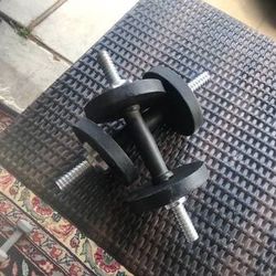 Vintage dumbbells