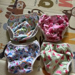  Reusable swim diapers for babies -toddlers,never used For 