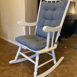 White Rocking Chair