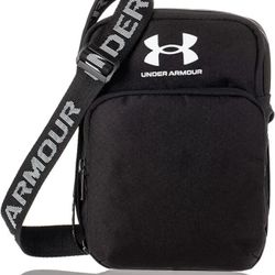 Under Armour unisex-adult Loudon Crossbody , (001) Black/Black/White One size