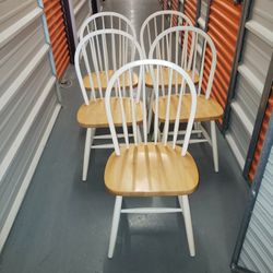 Windsor Wood top Dinning Table and Chairs