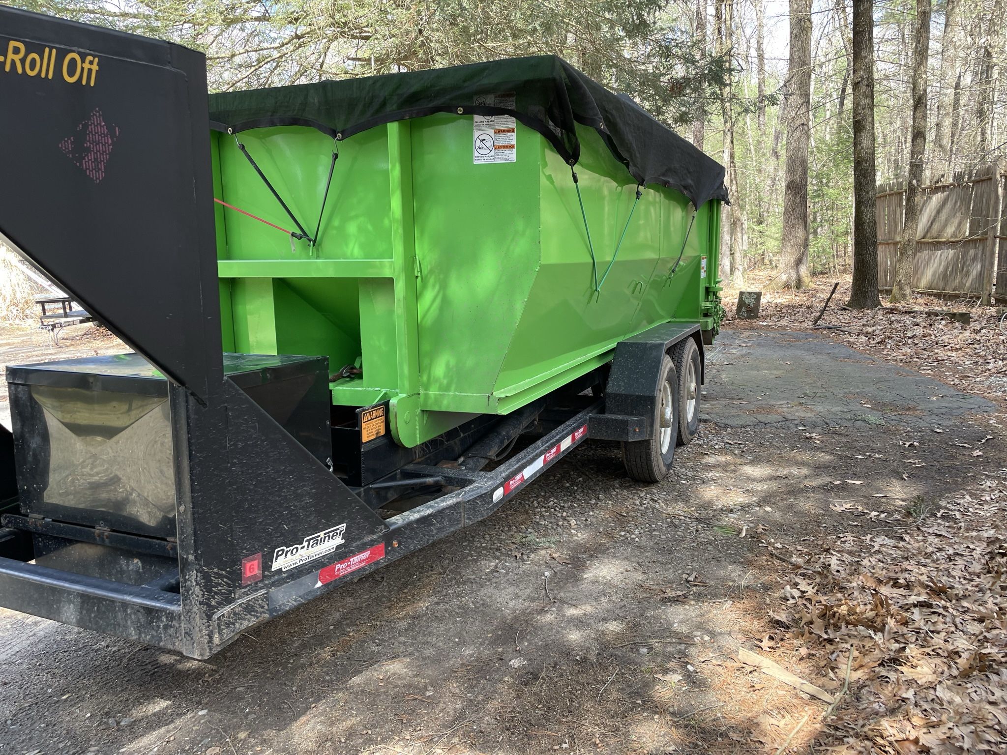 Roll Off Dumpster Trailer