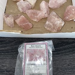 crystals - rose quartz