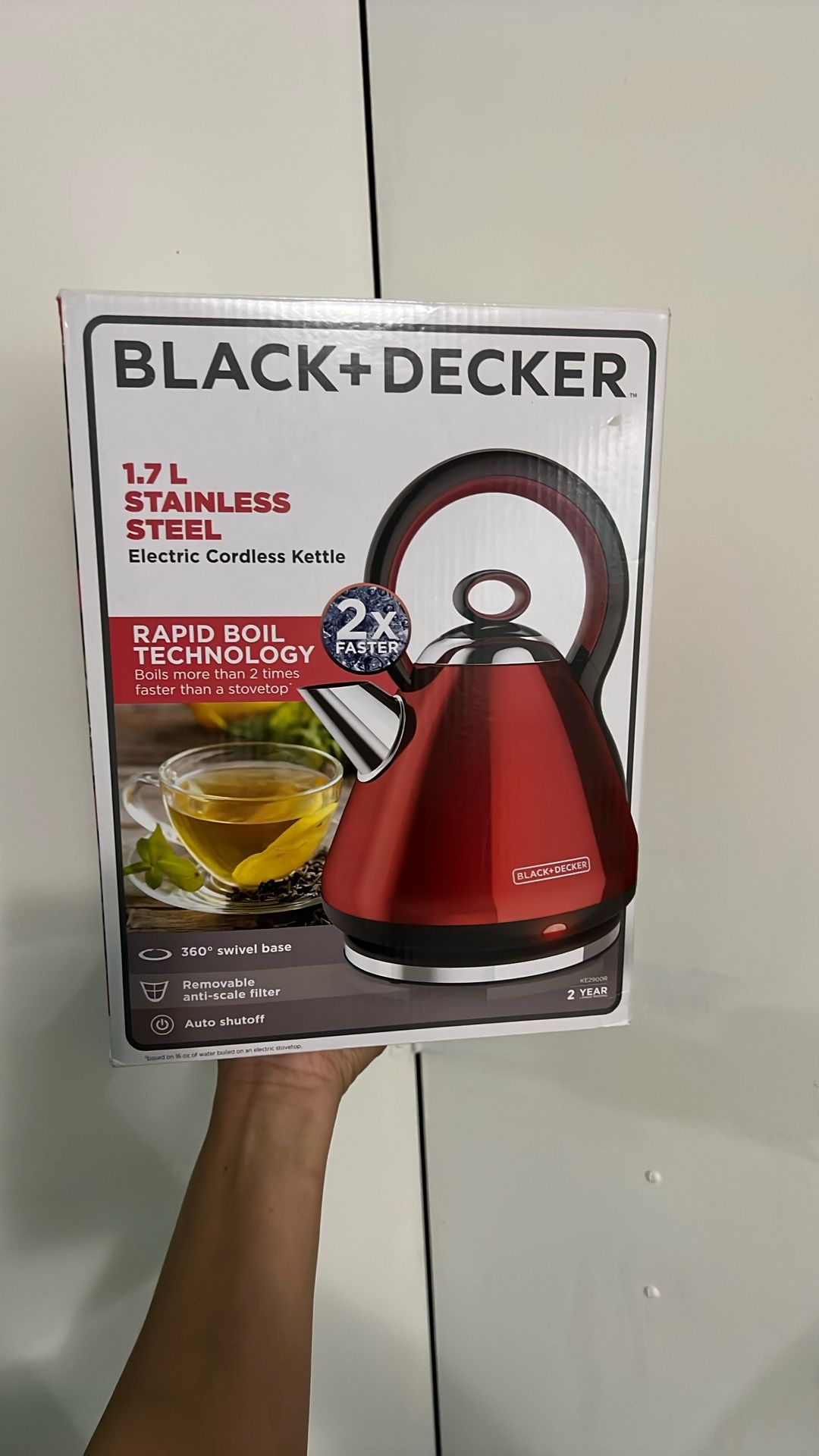 1.7 L Stainless Steel Electric Cordless Kettle