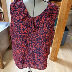 Terra & Sky Sleeveless Blouse