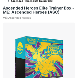 X6 ascended heroes ETBS. Looking to trade slabs at 75-80% of market in my favor.