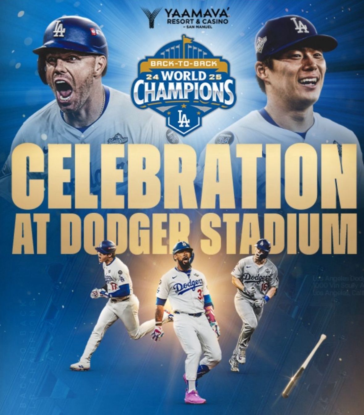 Dodger Celebration Nov 3rd at Dodger stadium BASELINE!!!