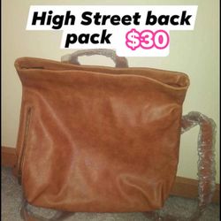 New Thirty- One High Street Faux Leather Backpack