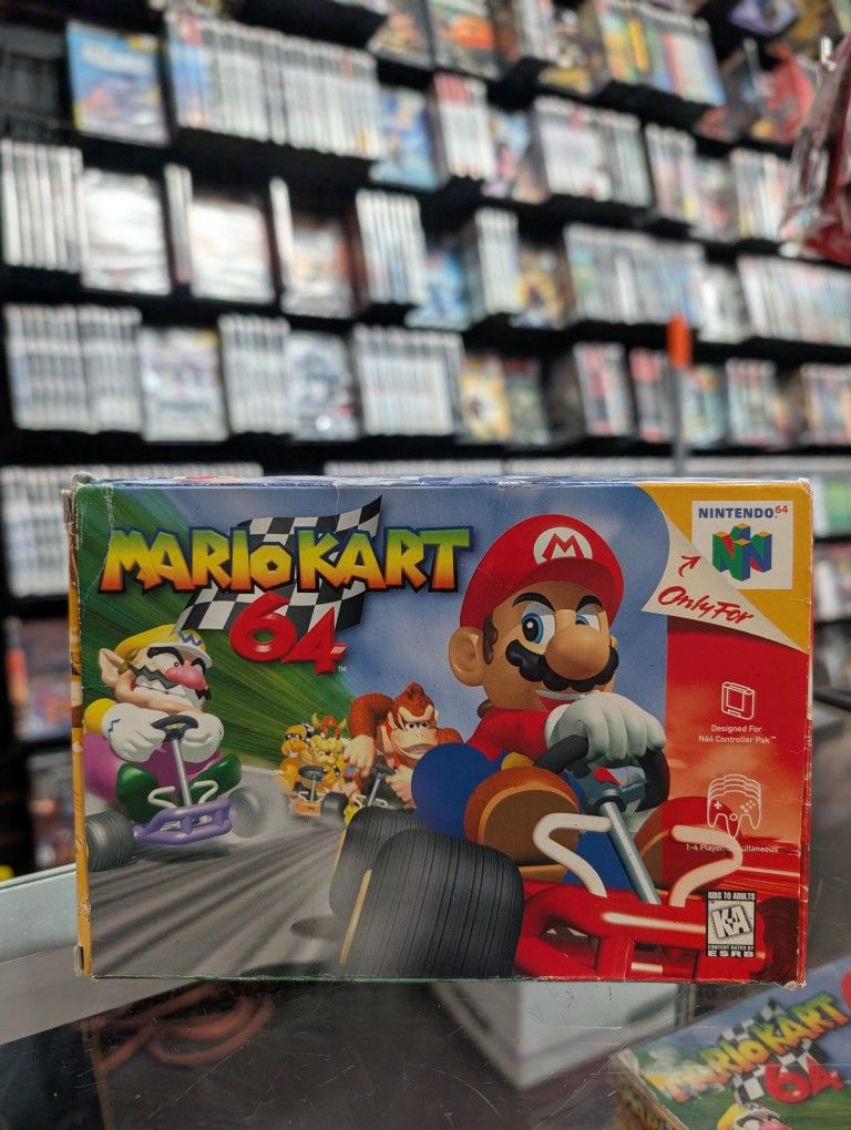 Mario Kart 64 Complete In Box Game Tower