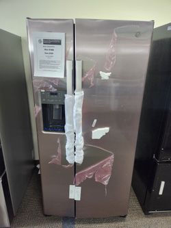 23.0 cu. ft. Side by Side Refrigerator in Fingerprint Resistant Stainless Steel, Standard Depth