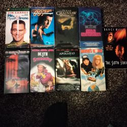 Vintage VHS Lot Movies 