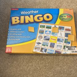 New weather bingo game From Lakeshore