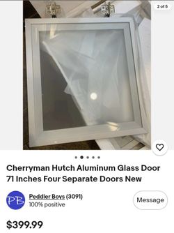 Aluminum glassdoors