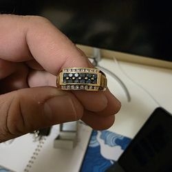 10K Diamond Ring Size 91/2 13grams 