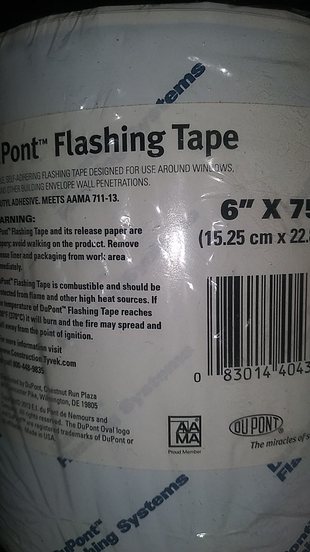 DuPont flashing tape