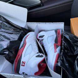 Jordan Fire Red 5
