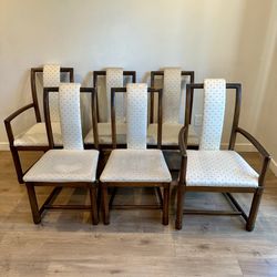 Project: 1970s Henredon Mid Century Walnut Dining Chairs