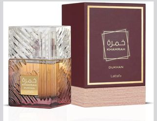Lattafa Khamrah Dukhan for Unisex Eau de Parfum Spray, 3.4 Ounce / 100 ml