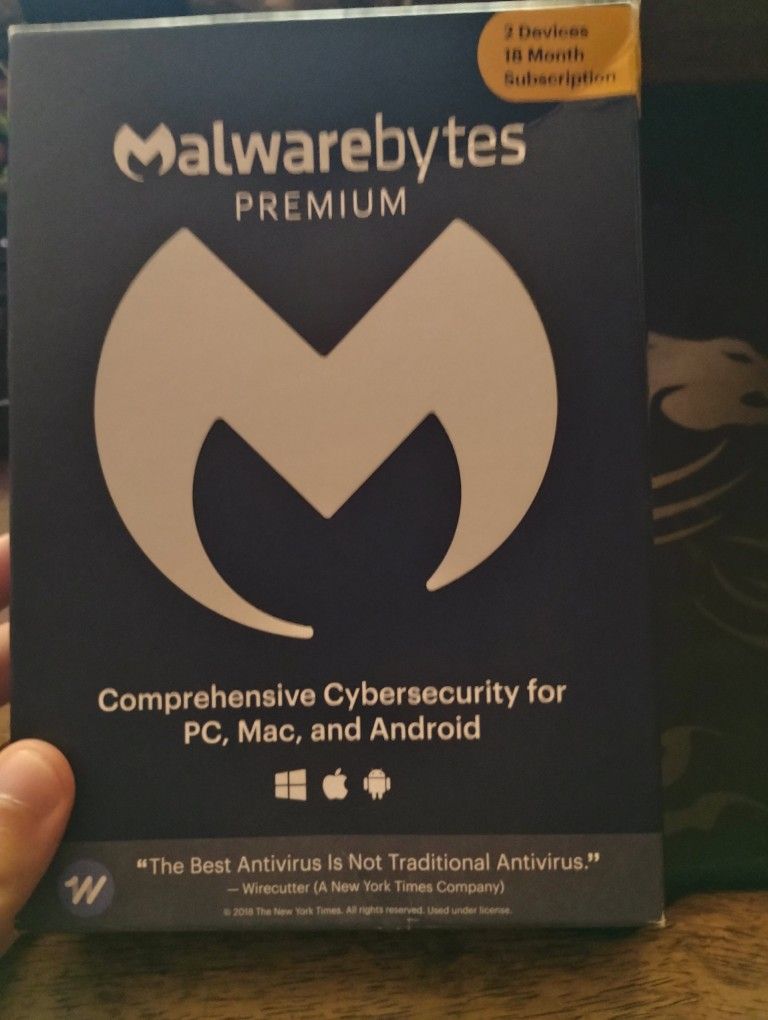 Malware Bytes 2 Devices 18 Months Subscription