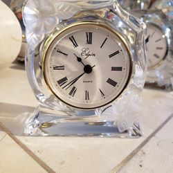 Vintage Elgin Clocks Made In France 