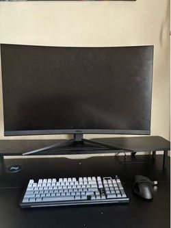 MSI 27” OLED 320Hz Monitor + Keyboard & Mouse