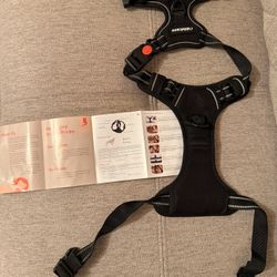 NEW Medium size dog harness black