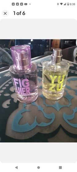 (2) Solinotes Paris -Fleur de Figuier / YUZU EDParfum - 50 ml / 1.7 fl oz. USED