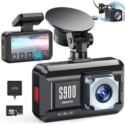 Wholesale and retail Dash Cam Front 4K and Rear 1080P Ussunny Dual Dash Camera for Cars